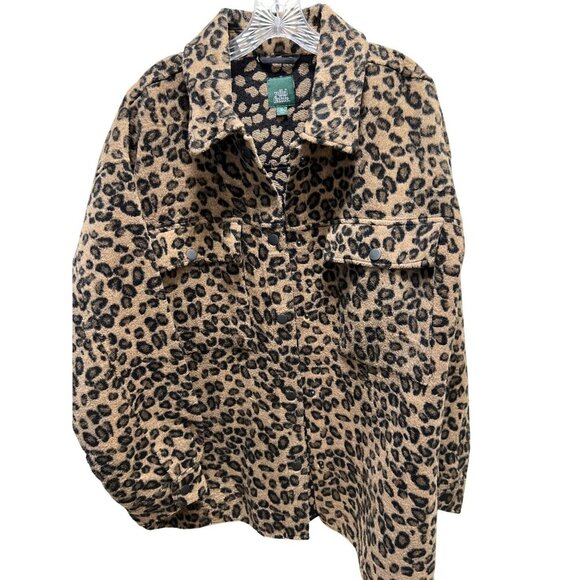 Wild Fable Animal Print Jacket Size XXL - Picture 1 of 5